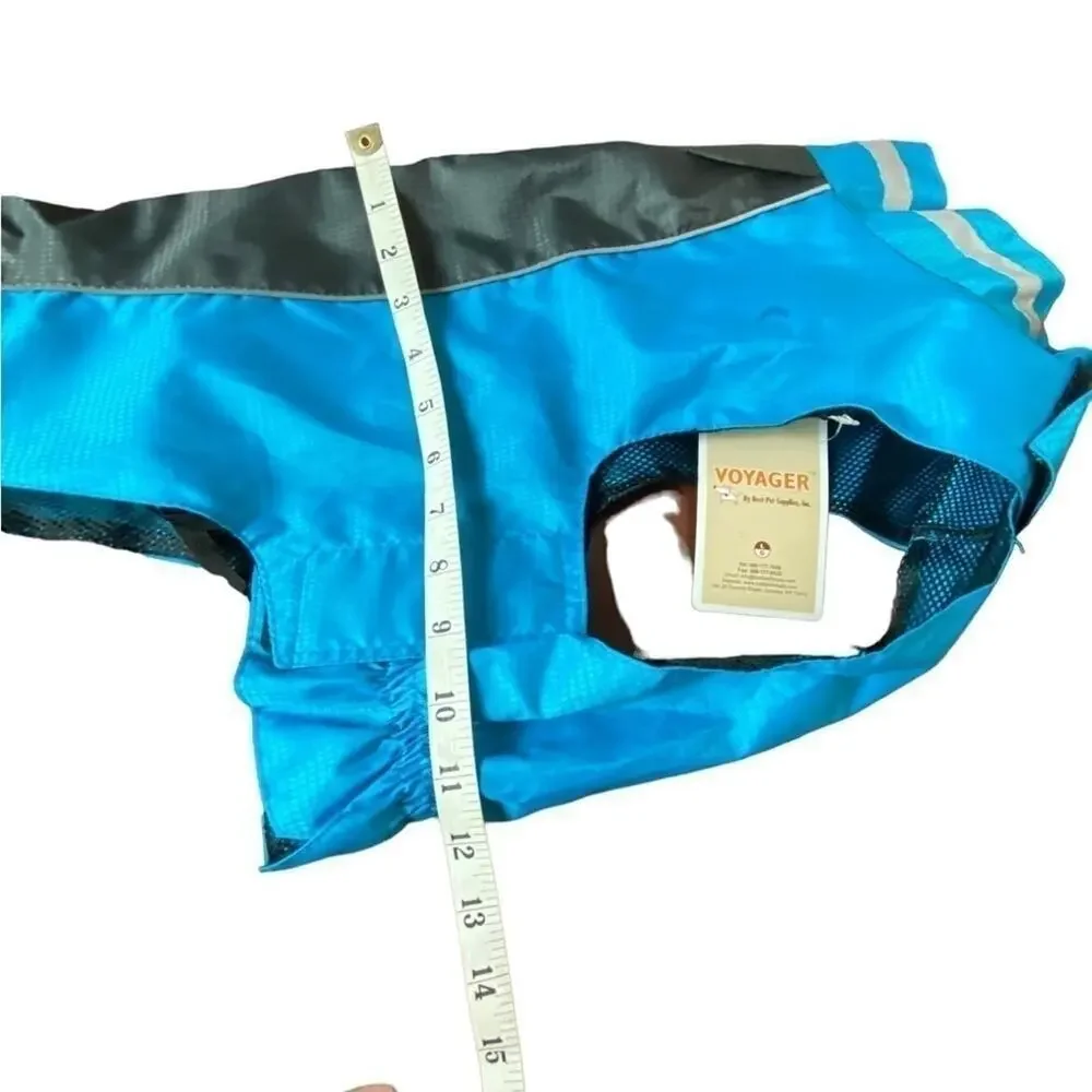 Voyager Dog Windbreaker by Best Pet Supplies - Turquoise, Large NWT